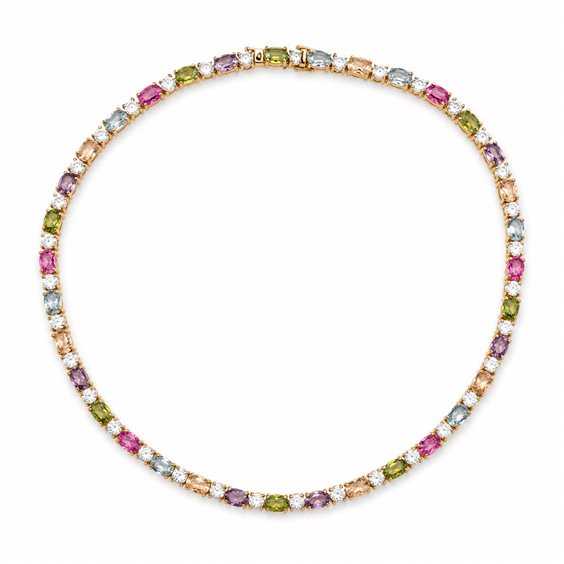 Collana Ultima Edizione Donna Multicolor in Argento Cubic Zirconia CAO3973 MULTICOLOR - CAO3973 MULTICOLOR